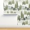 Green Italian Country Trees Landscape House Farm Olives Villa Large Scale Neutral Custom Removable Wallpaper by Spoonflower Peel & Stick Wallpaper 2FT Wide
